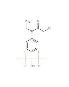 Astatech 2-CHLORO-N-ETHYL-N-(4-(1,1,1,3,3,3-HEXAFLUORO-2-HYDROXYPROPAN-2-YL)PHENYL)ACETAMIDE, 95.00% Purity, 0.25G